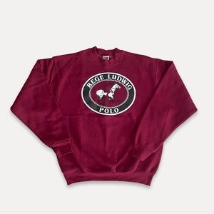 Vintage Polo Equestrian Sweatshirt